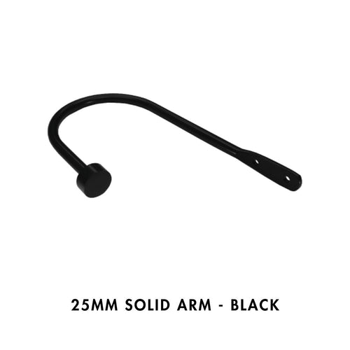 25mm Solid U Arm – Black