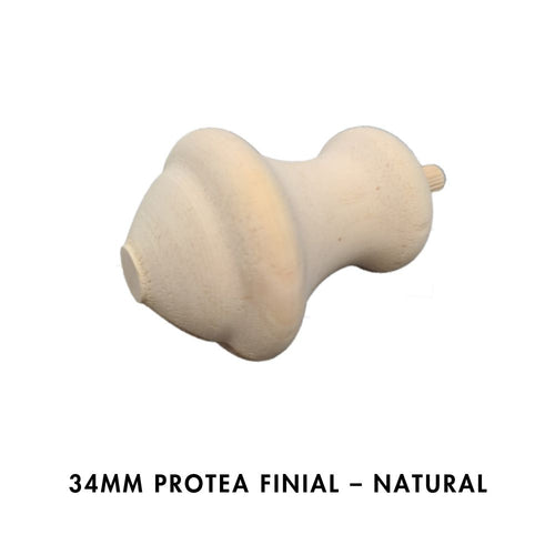 34mm Protea Finial – Natural