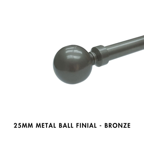 25mm Metal Ball Finial – Bronze