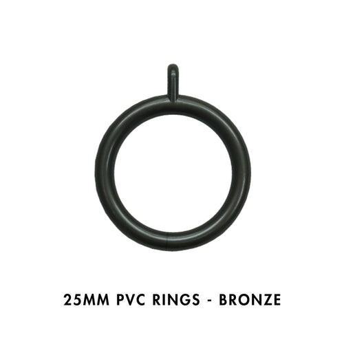 25MM PVC Rings - Bronze