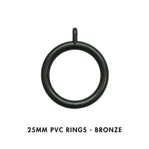 25MM PVC Rings - Bronze