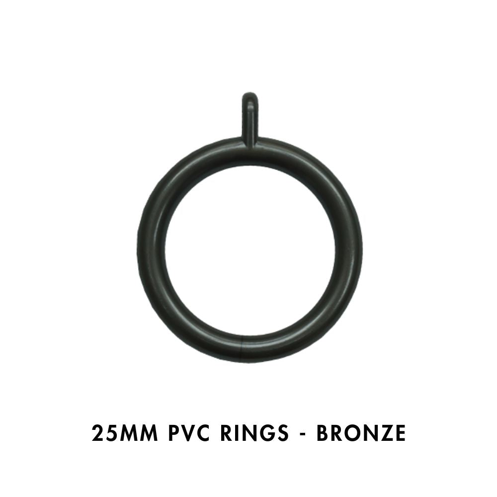 25MM PVC Rings - Bronze