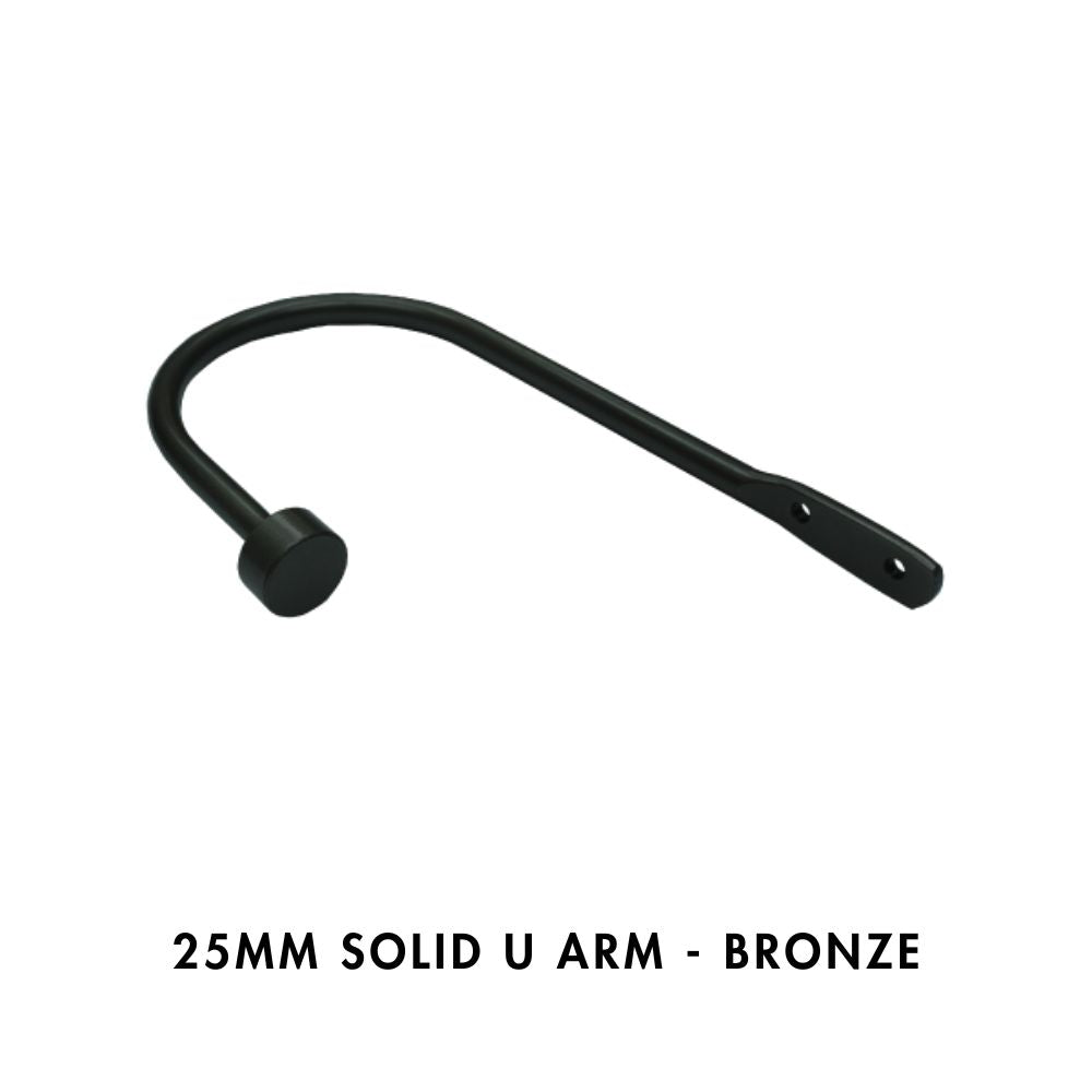 25mm Solid U Arm – Bronze