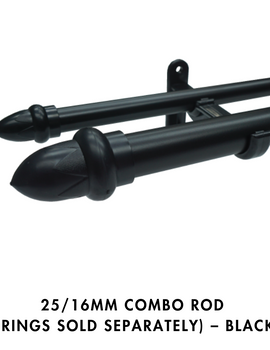 25/16mm Combo Rod (Rings Sold Separately) – Black