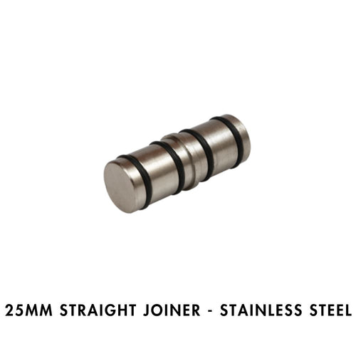 25mm Straight Joiner – Stainless Steel