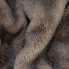 Load image into Gallery viewer, Gobi Fur in Saddle | Oversized Faux Fur Throw