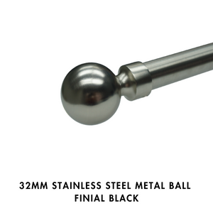 32mm Metal Ball Finial – Stainless Steel