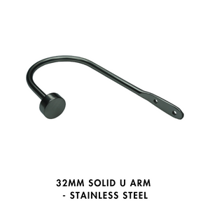 32mm Solid U Arm – Stainless Steel