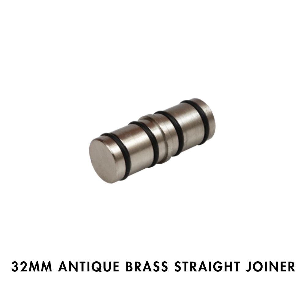 32mm Straight Joiner – Antique Brass