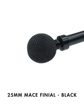 25/25mm Alpha Metal Bracket – Double – Black