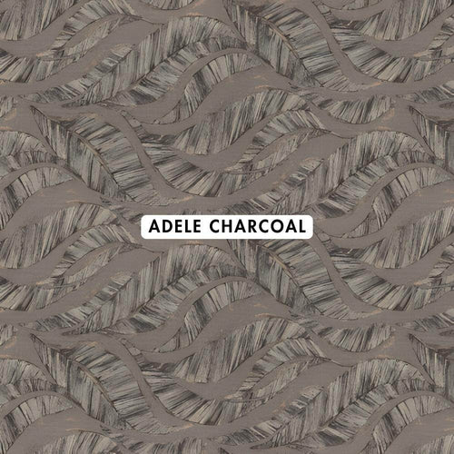 Adele Charcoal Wallpaper - CurtainWorld.Online