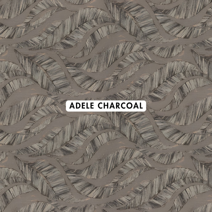 Adele Charcoal Wallpaper