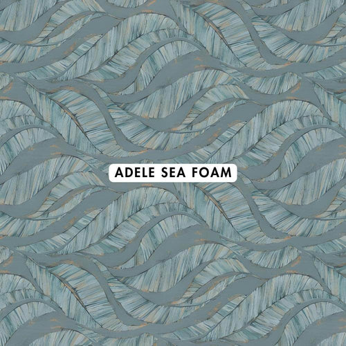 Adele Sea Foam Wallpaper - CurtainWorld.Online