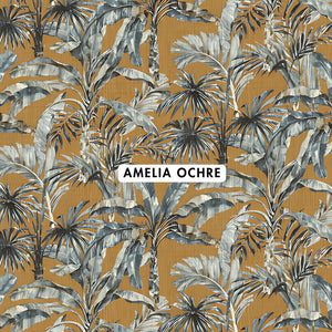 Amelia Ochre Wallpaper