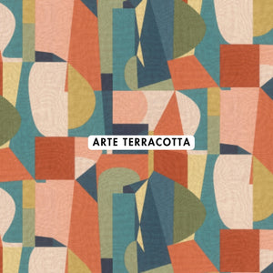 Arte Terracotta Wallpaper