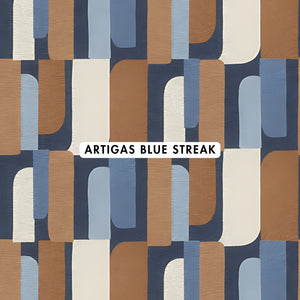 Artigas Blue Steak Wallpaper