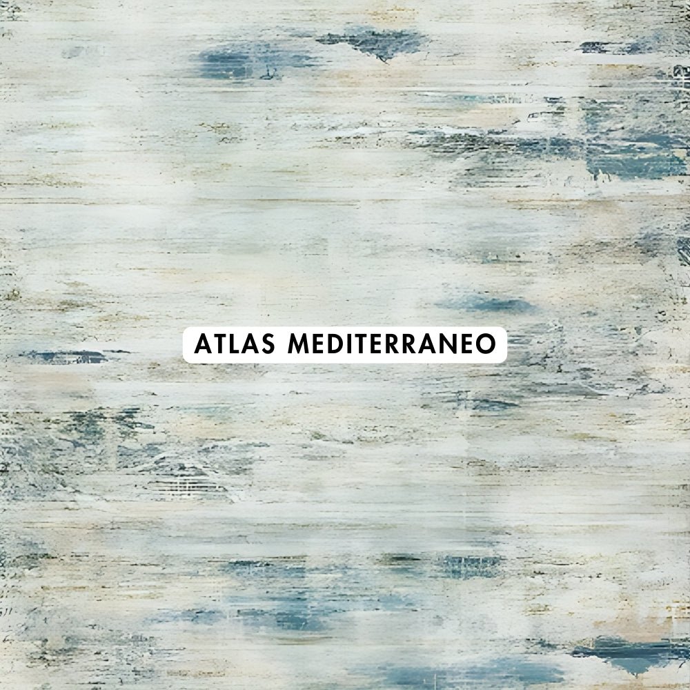 Atlas Mediterraneo Abstract Rug