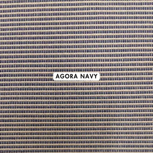 Agora Navy Outdoor Fabric - CurtainWorld.Online