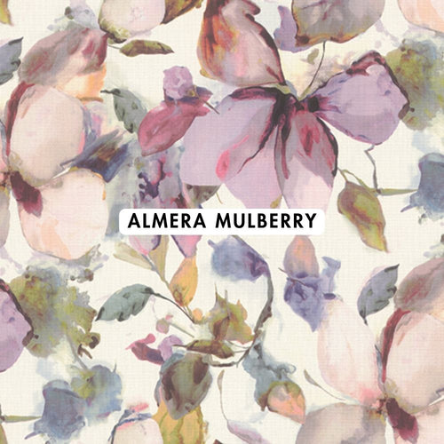 Almera Mulberry Wallpaper