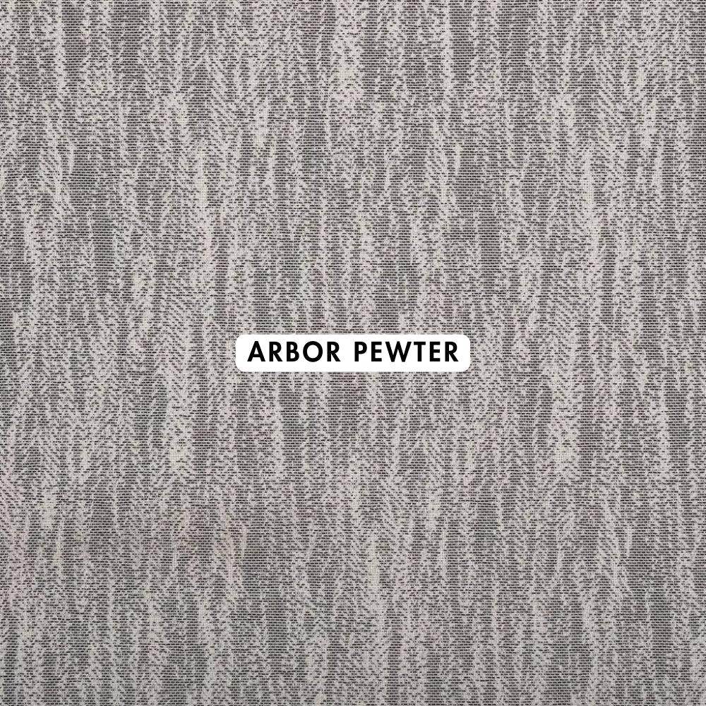 Arbor Pewter Outdoor Fabric - CurtainWorld.Online