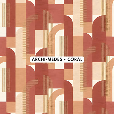 Archi-Medes Coral Wallpaper