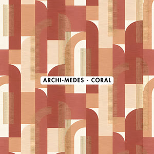 Archi-Medes Coral Wallpaper