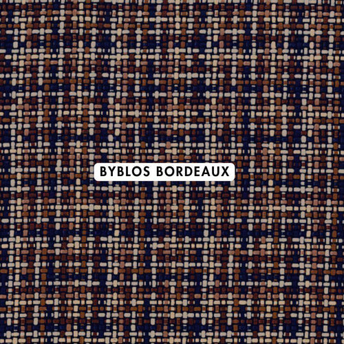 Byblos Bordeaux Outdoor Fabric - CurtainWorld.Online