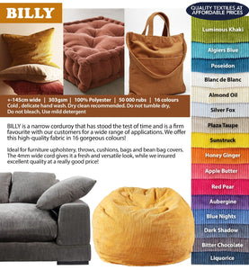 Billy Premium Narrow Corduroy Fabric