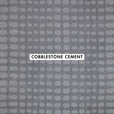 Cobblestone Cement Geometric Rug