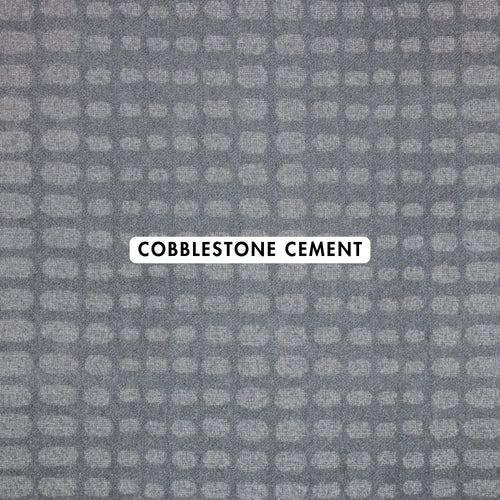 Cobblestone Cement Geometric Rug