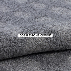 Cobblestone Cement Geometric Rug