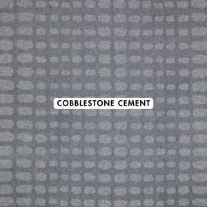 Cobblestone Cement Geometric Rug