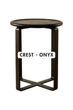 Load image into Gallery viewer, Crest Mango Wood &amp; Steel Indoor Side Table