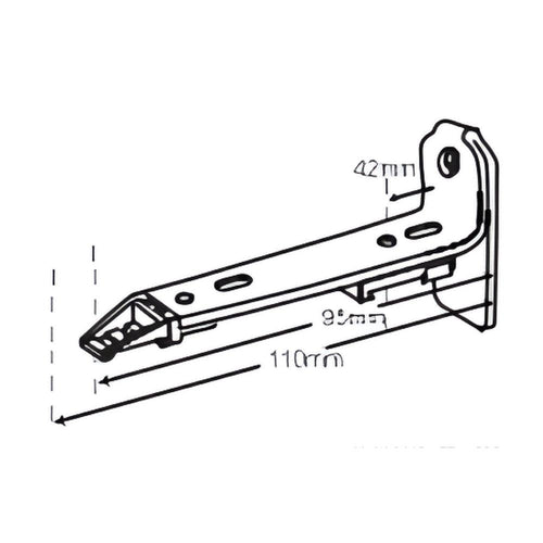 Double Bracket - 63mm - 75/110 Chase (2 Piece)/Chase