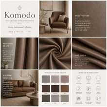 Load image into Gallery viewer, Komodo Faux Leather Upholstery Fabric