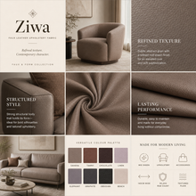 Load image into Gallery viewer, Ziwa Faux Leather Upholstery Fabric