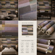Load image into Gallery viewer, Aurora Abstract Geometric Wallpaper