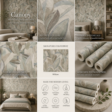 Load image into Gallery viewer, Canopy Abstract Botanical Wallpaper