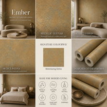 Load image into Gallery viewer, Ember Abstract Textured Wallpaper