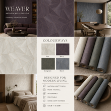 Load image into Gallery viewer, Weaver Geometric Wallpaper