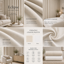 Load image into Gallery viewer, Eclipse Luxe Woven Blockout Fabric 50-70% Blockout