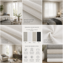 Load image into Gallery viewer, At Ease Sheer Curtaining Fabric