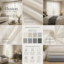 Load image into Gallery viewer, Elusion Sheer Curtaining Fabric