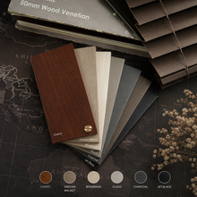 Load image into Gallery viewer, 50mm Wood Venetian Blind