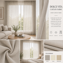 Load image into Gallery viewer, Dolce Vita Curtain Fabric