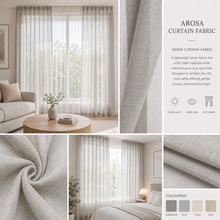 Load image into Gallery viewer, Arosa Curtain Fabric