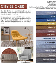 Load image into Gallery viewer, City Slicker Two-Tone Upholstery Fabric