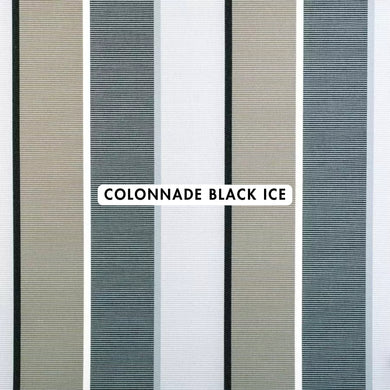 Colonnade Black Ice Outdoor Fabric