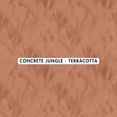 Concrete Jungle Teracotta Wallpaper