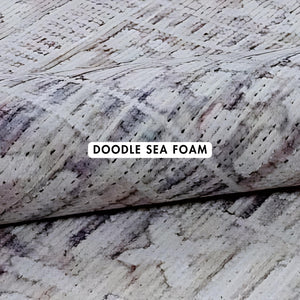 Doodle Sea Foam Abstract Rug